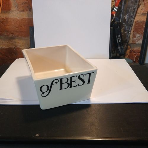 Vintage Emma Bridgewater 1/2 Lb Butter Dish 2001 Toast & Marmalade No Lid — image 4