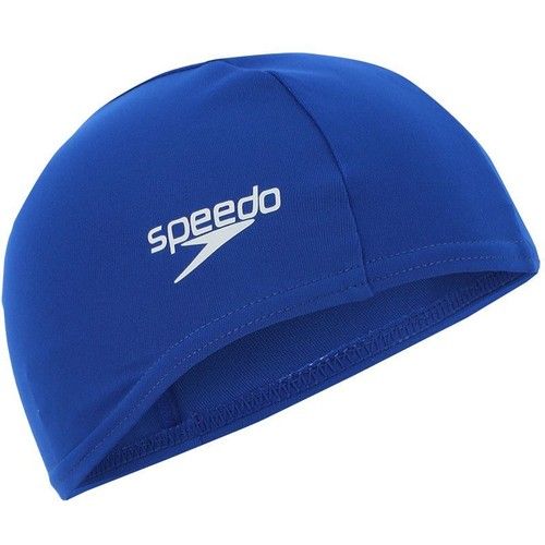 SPEEDO POLYESTER STRETCH SWIM CAP EASY FIT FABRIC SWIMMING HAIR CARE ADULT SIZE