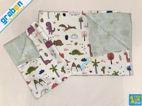 100% COTTON BEDDING SET FOR Toddler Bed Cot Bed Duvet Cover&Pillowcase 120x150cm — image 4