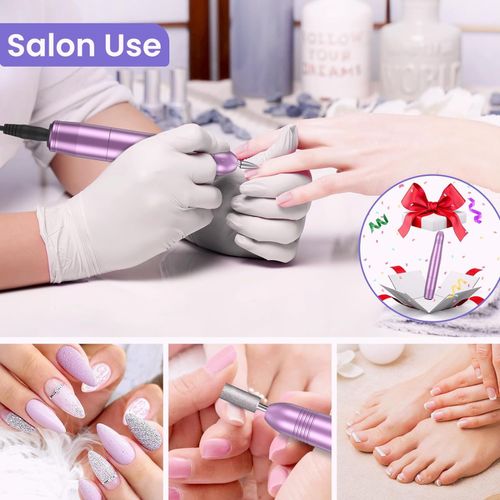 Electric Nail Files, Professional Nail Drill for Acrylic Nails Gel, Electric Nai — image 6