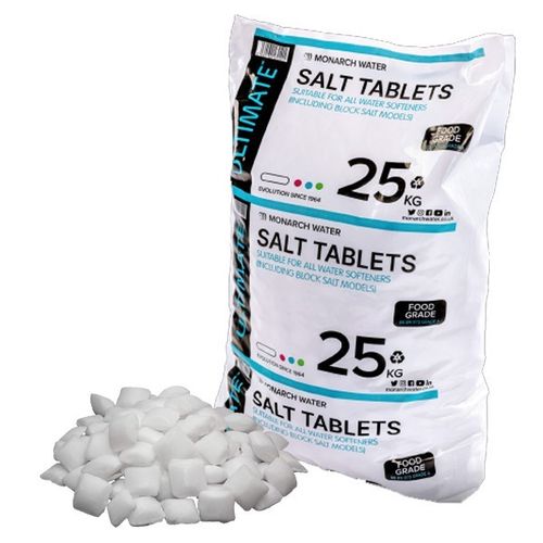 Monarch Ultimate Water Softener Salt Tablets 25kg Bag 1-10 Food Grade Salt — image 2
