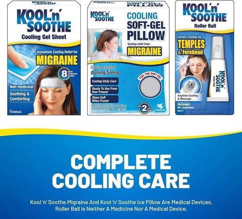 Kool 'n' Soothe Migraine Cooling Strips - 4 Strips — image 2