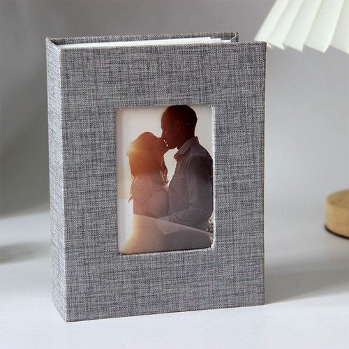 100 Pockets Photo Album 4x6 Photos Linen Cover Slip-in Picture Albums DIY