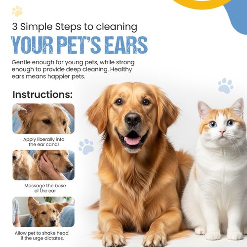 Ani-Safe Dog and Cat Ear Drops, 120ml, Cleanser, Aloe Vera wax blocked ears UK — image 6
