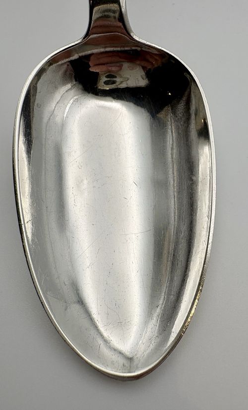 Exeter Mid-Century Victorian Silver Serving Spoon, 1845, William Rawlings Sobey — image 3
