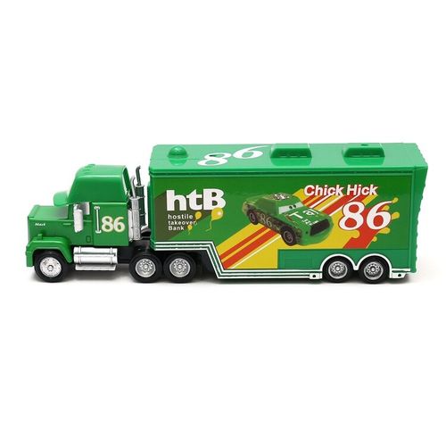Disney Pixar Cars NO.86 Chick Hicks & Mack Truck Toy Car Loose Kids Toy New — image 5