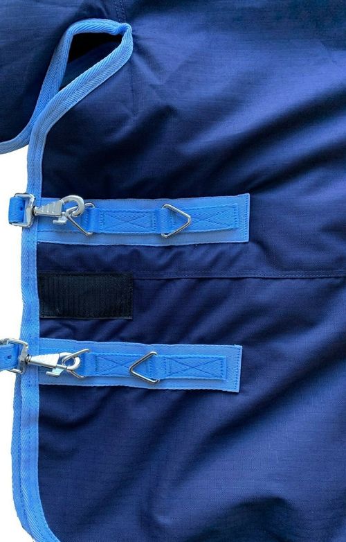 Waterproof 600d Mediumweight Turnout Rug Navy 200g Fill - Combo or Std All Sizes — image 9
