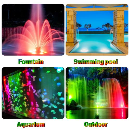 LED Solar Light RGB Changing Submersible Lamp Underwater Garden Pool Pond Lights — image 13