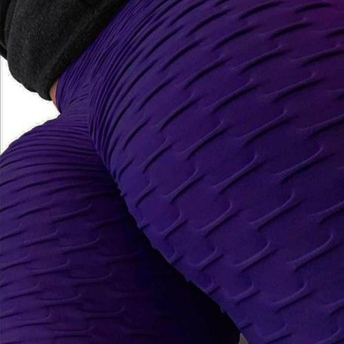 Women Anti-Cellulite Yoga Pants Pockets Butt Lift High Waist Leggings Exercise