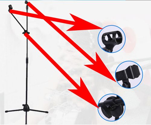Professional Adjustable Microphone Mic Stand Boom Arm Holder Tripod Stage Studio — image 8