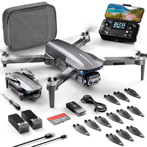Drones with Camera 4k 3800ft 5G GPS Transmission 2X25min Flight Time 2 Batteries