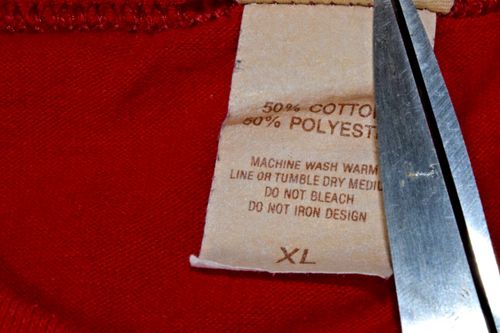 Vintage T-Shirt Red St Louis Script Single Stitch Logo 7 Mens M/L 70s Made USA — image 5
