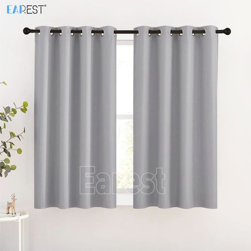 2PCS Blackout Curtains Eyelet Ring Top Pair Thick Thermal Ready Made + Tie Backs — image 1