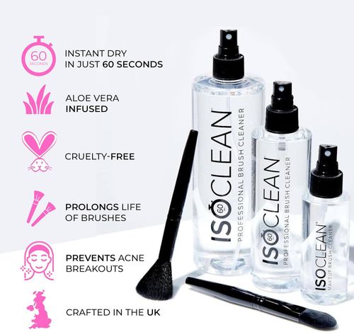 ISOCLEAN Brush Cleaner with Spray Top – Fast-Drying, No-Rinse Solution for — image 4