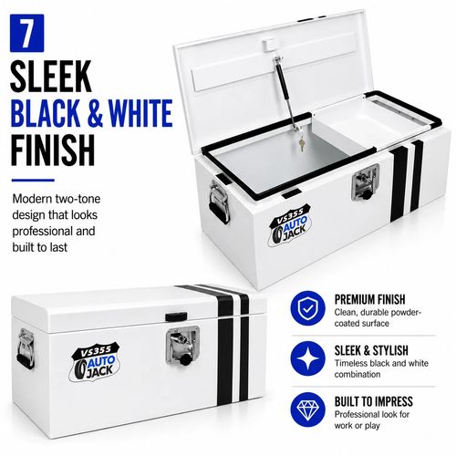 Steel Tool Box Lockable Tool Chest Van Garage Workshop Storage Heavy Duty — image 8