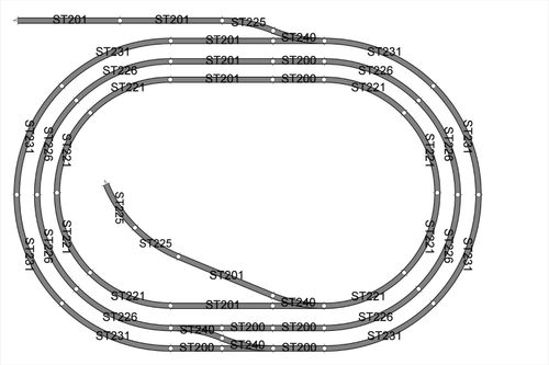 Hornby / Peco 00 Job Lot Nickel Silver Track Layout Triple Oval, sleeper defects — image 3