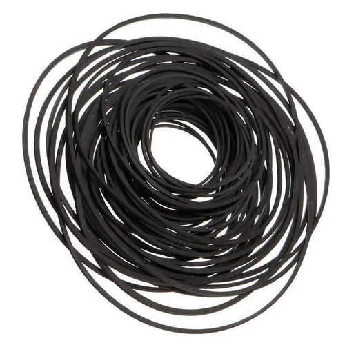 100pcs 40-135mm Mixed Rubber Drive Belts for Cassette Tape Deck CD DVD Player — image 1