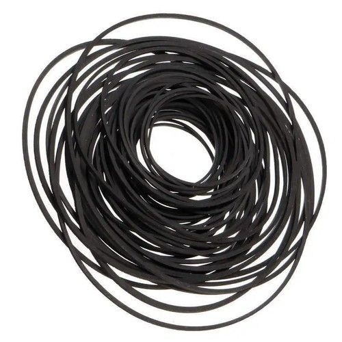 100pcs 40-135mm Mixed Rubber Drive Belts for Cassette Tape Deck CD DVD Player