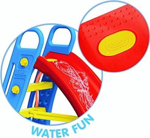 Dolu Big Water Slide – 2 in-1 Large Blue Ladder and Red Slope Freestanding Slide — image 3