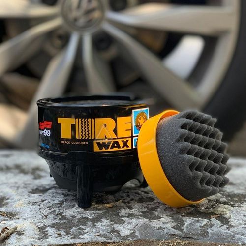 SOFT99 TIRE BLACK WAX 02015 - TYRE WAX DRESSING - BACK TO BLACK TYRE SHINE WAX — image 11