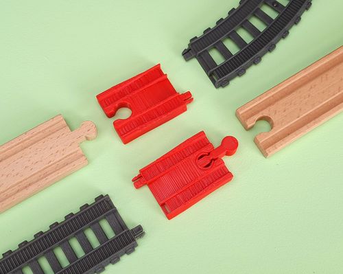 2x Thomas Trackmaster 2014 to Wooden Track Adapters with Dogbones Fits Brio — image 3