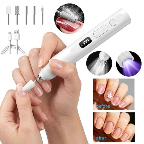 Professional Toe Nail Grinder For Thick Toenails Set Manicure Pedicure Drill Set — image 5