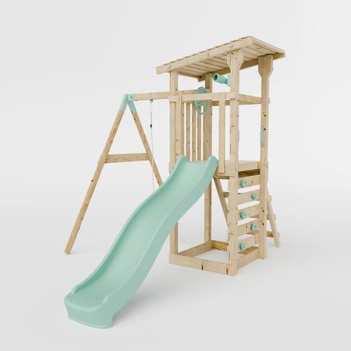 Climbing Frame With Single Swing - Willow Way I Waltons — image 1