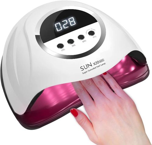 320W UV LED Nail Lamp with Smart Sensor & 4 Timer Settings for Perfect Gel Nails — image 3