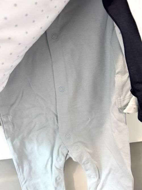 5 Baby Boy Sleepsuits 6-9 Months From George New with Tags — image 5