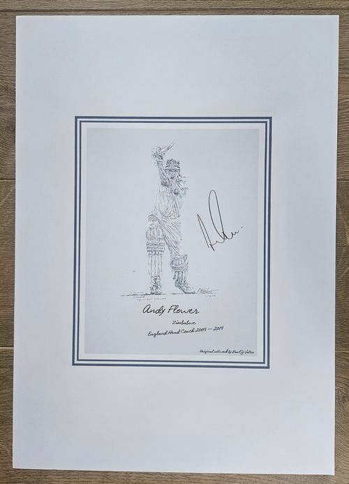 Andy Flower Signed Print — image 1