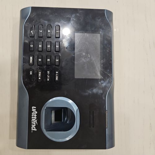 uAttend BN6000 wired biometric fingerprint terminal + PSU — image 1