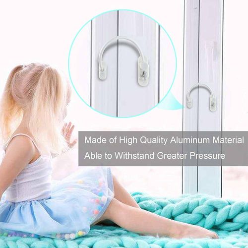 8x UPVC Window Restrictor Safety Cable Lock Wire kids Child Security locks Tools — image 3