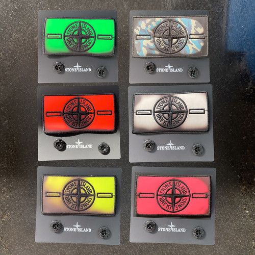 Thermal Stone Island Badge Patches with buttons | ✅SAME DAY DISPATCH ✅|