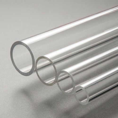 CLEAR ACRYLIC PERSPEX PIPE TUBE BAR HOLLOW 15mm 25mm 12mm 50mm 60mm 70mm