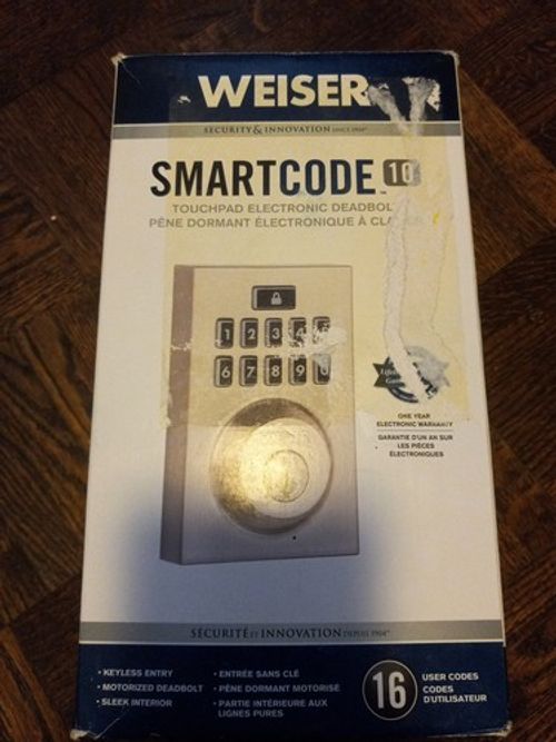 Weiser Smart Code 10 Electronic Deadbolt [Open Box]