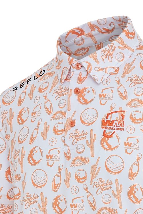 Reflo Strike Graphic LTD Edition Print Golf Polo Shirt - RRP£69 Waste Management — image 4