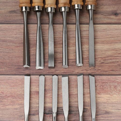 12 Pcs Wood Carving Hand Chisel Tool Set Professional DIY Woodworking Gouges Kit — image 8