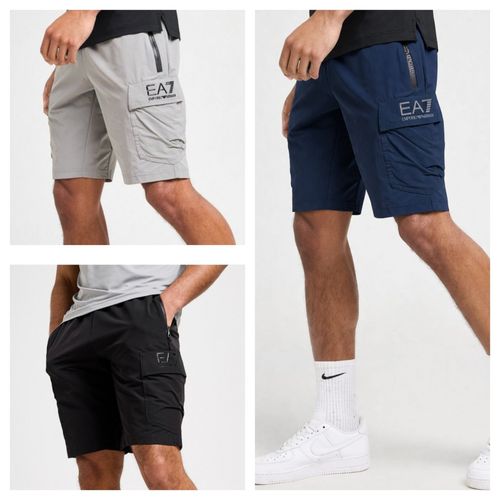 Emporio Armani EA7 Mens Woven Cargo Shorts  Colours 4  All Sizes S-XXL RRP £70 — image 1