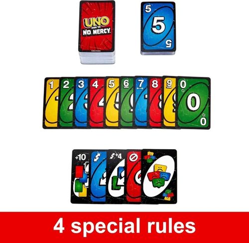 Mattel Games UNO Show ?em No Mercy Card Game for Kids, Adults & Family Parties — image 6