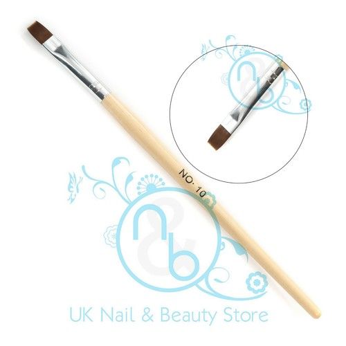 Gel Builder Nail Brush Professional Flat UV Poly Gel Brush Many Sizes & SETS !