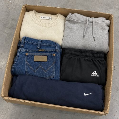20 Piece Starter Reseller Clothing Box, Branded Vintage Wholesale Job Lot Bundle — image 1