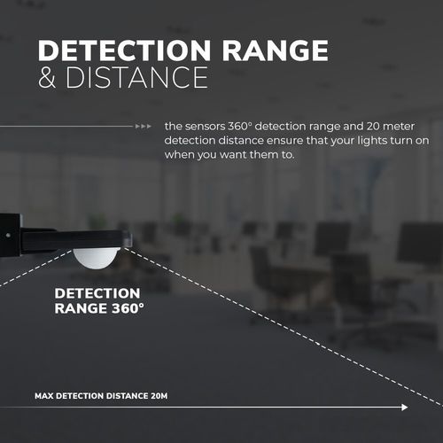 360° PIR Motion Sensor Light Control Switch IP65 Outdoor Ceiling / Wall Detector — image 7