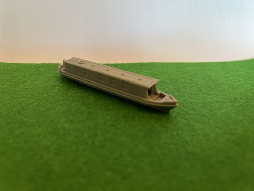 4x N Gauge 40ft/53ft Canal/Narrow Leisure and cargo Boat Model Railway Scenery — image 2
