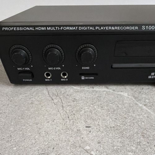 Star Singer S1000Pro-II HDMI Multi-Format Karaoke Player Recorder, 2 Mic, Black — image 4