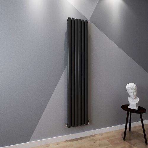 Designer Radiator Horizontal Vertical Oval Column Flat Panel Central Heating Rad — image 2