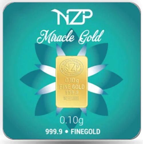 Brand New 0.10 Gram Solid 24 Carat Gold Bar 999.9 Fine Bullion Pure - Not Scrap