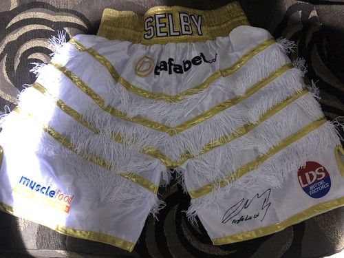 Lee Selby Signed  Trunks Incredible Quality With COA World Champion