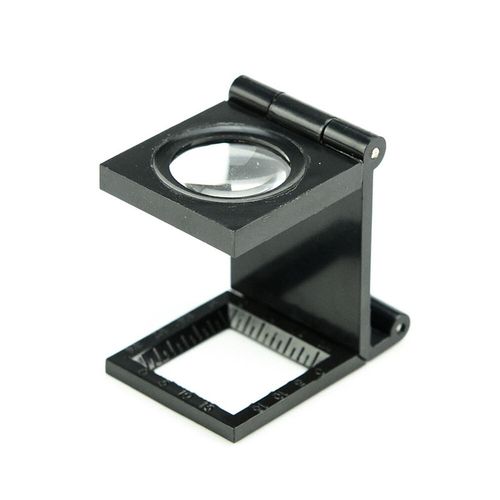 8X Magnifying Glass Lens Folding Magnification Linen Tester Cloth Thread Counter — image 2