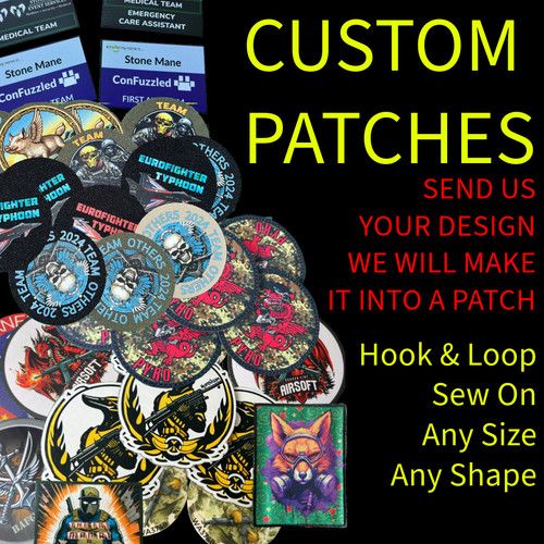 Custom Patches-Any Size-Any Shape, No minimum order, Best On The Market
