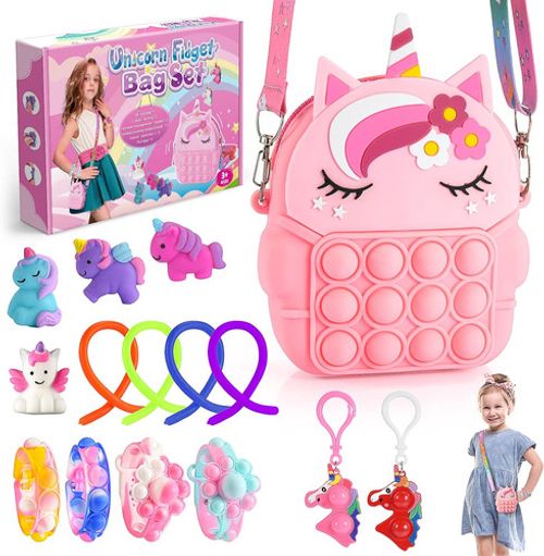 Diyfrety Toys for 3 4 5 6 7 8 9 10 Year Old Girls, Fidget Girls Toys Pack Gifts